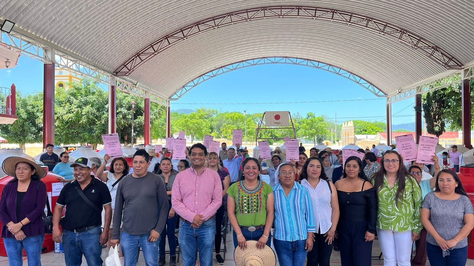 Entrega de rectificación de actas.
